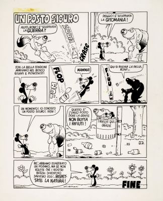 Lot 12 - Carnevali Adriano - "Ronfi - Un posto sicuro ", anni ’80 | Urania Casa d’Aste