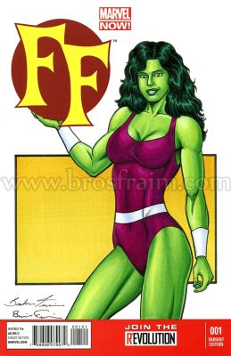 Brendon Fraim, Brian Fraim, Brian Fraim | Ff #1 Sketch Cover Featuring She-Hulk! | ComicArtFans Classifieds