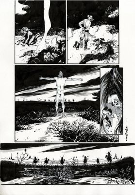 R.M. Guera | R.M. Guera - Goddamned #3, Page 9 | ComicArtFans Classifieds