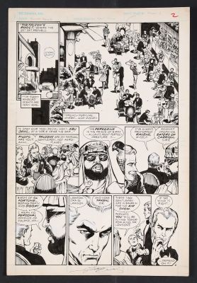 George Perez, Dave Cockrum | Wally Wood’s Thunder Agents #1 (1984) Page 2 Pencils By George Perez, Inks By Dave Cockrum | ComicArtFans Classifieds