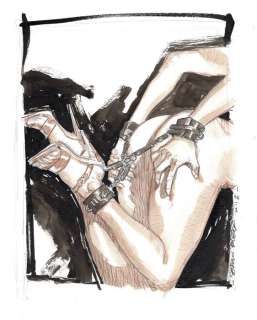 Bleda, Sergio - Original Drawing -  Secret Pleasures | Catawiki