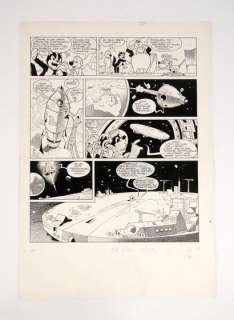 Cavazzano Giorgio Pif Planche... | CAVAZZANO Giorgio Pif Planche du récit Le satellite... | Vermot et Associés