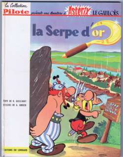 Uderzo | Â« La Serpe d’Or Â». Astérix n°2. Éditions du Lombard 3e trimestre | Tessier Sarrou