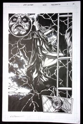 Defenders of the Earth #1 pg21-Dark Destiny-Alex Sanchez Art-Weather Demon WOW!! | eBay US (Buy It Now)