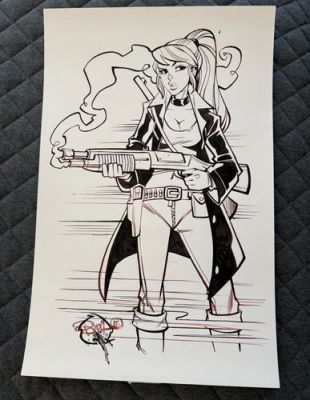 Brett Parsons Original Art Sketch - Elsa Moonstone | eBay US