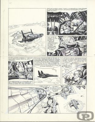 Olivier Vatine | Aquablue, Volume 01, Page 24 - Original Artwork by Olivier Vatine | Pulp’s Art