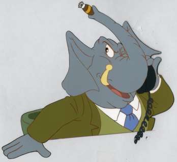 Bommel en Tom Poes - Originele filmcell + lijntekening Heer Fanth - (1981) | Catawiki