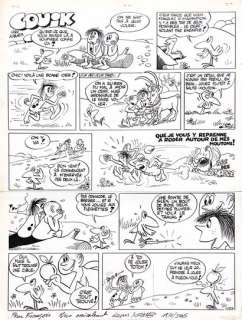 KAMB, JACQUES - Lot 20 - KAMB, JACQUESCouikBelle planche originale à l’encre...