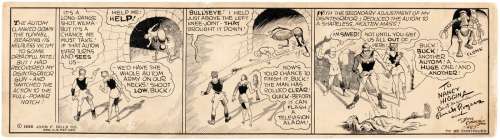 "BUCK ROGERS" 1935 DAILY STRIP ORIGINAL ART BY DICK CALKINS. | Hake’s