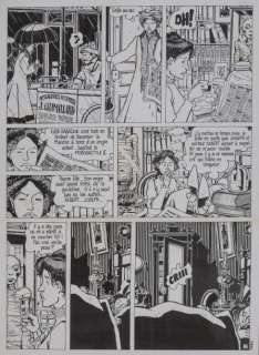 Tardi - Adèle Blanc-Sec - Le démon de la Tour Eiffel Encre de Chine pour