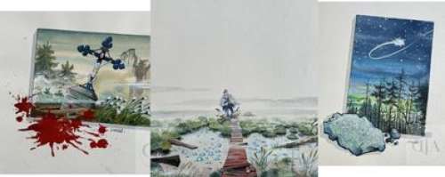 Humblet/Les tourbières de la peur. Trio de dessins… | Dagoty