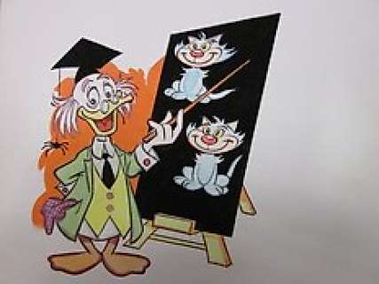  - Claude Marin - Dessin Original Gouache (p. 29) - Journal de Mickey n° 1408 (1979) 