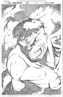 Hulk: Smash Everything! Splash Page Vincenzo Carratù | Comix Art Studio