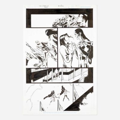 Lot 107 - Eddy Barrows and Trevor Scott, The All New Atom #11 Story Page 11 Original Art (DC Comics, 2007) | Landry Pop Auctions