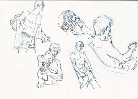 Dylan Dog - Angelo Stano - studio preparatorio originale - EO | Catawiki