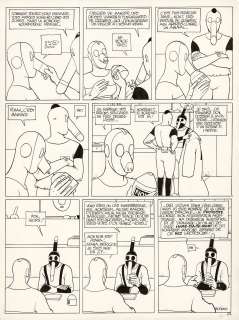 Moebius | LE MONDE D’EDENA – La déesse – Planche originale 27 | Galerie Barbier