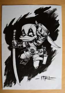 Howard il papero - Marco Itri - original Illustr. - Page volante | Catawiki