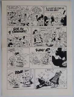 Saive, Olivier  - Originele pagina (p.17) - Chaminou (Poezekat) T.6 - L’opuscule sans Scrupule - (1995) | Catawiki