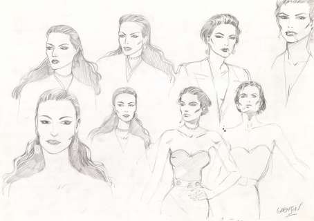 Olivier GRENSON (né en... - Lot 159 - Niklos Koda Mine de plomb sur papier. Signé en bas...