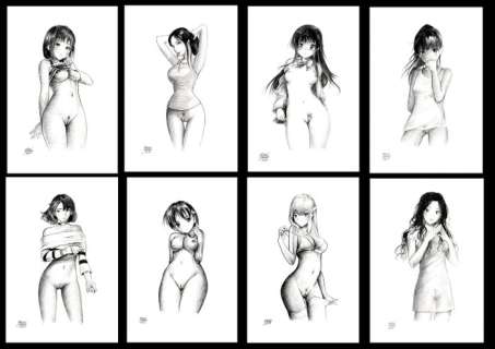 Misaki Maeda - 8 Dessins originaux - Manga (2017) | Catawiki