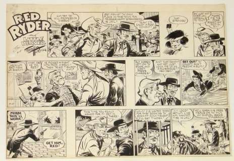 4040: FRED HARMON. RED RYDER. SUNDAY PAGE.