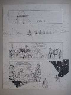 Marc-Renier | Original page (p.26)  - Black Hills 2  - La voie du guerrier  - (2000) | Catawiki