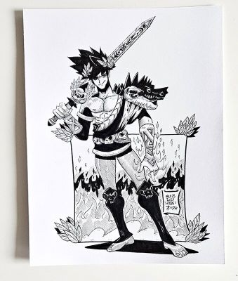 Ottami | Dessin original de l’Inktober 2025 : Zagreus de Hades par oTTami ! | 2DGalleries