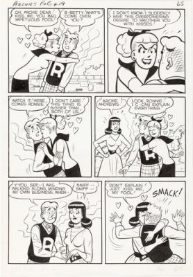 ARCHIE‘S PALS ‘N‘ GALS # 19 ORIGINAL ART, BILL VIGODA, ARCHIE, BETTY, VERONICA