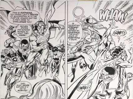 X-Men, Justice League of America 4 - Jackson Guice - All Access - Original Art Page - Original Art - (1996) | Catawiki