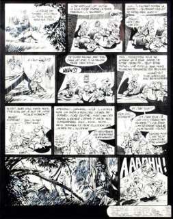 Yann & Conrad | LES INNOMABLES Planche à l’encre de Chine. Une des plus belles | Cornette de St Cyr