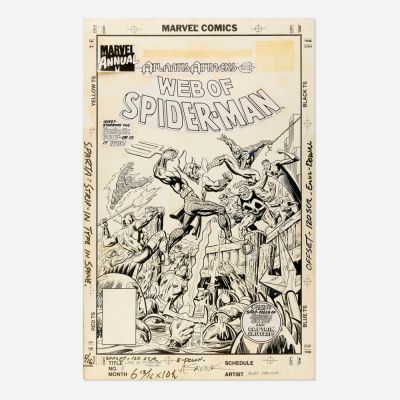 Lot 209 - Alex Saviuk, Web of Spider-Man Annual #5 Original Art (Marvel Comics, 1989) | Landry Pop Auctions