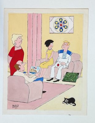 Jacques Faizant | Projet DE COUVERTURE OHE DU BATEAU | 2DGalleries