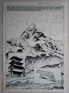 Bessy natuurcommando 17 - Originele pagina (p.1) - Sporen in de sneeuw - (1989) | Catawiki