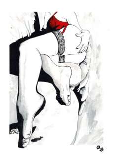 Septiembre, Diego - Original painting - Long legged girl | Catawiki