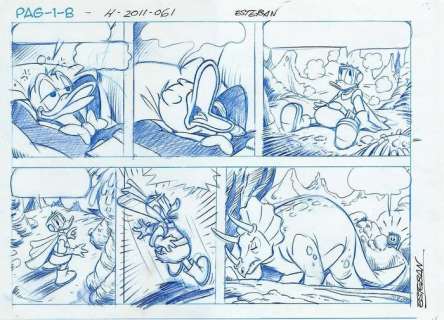 Disney - Original page - Donald Duck - Esteban - EO | Catawiki
