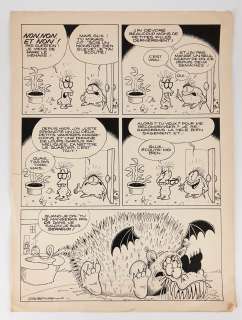 Gaboury Serge Gag... | GABOURY Serge Gag en une planche Encre de chine Planche... | Vermot et Associés