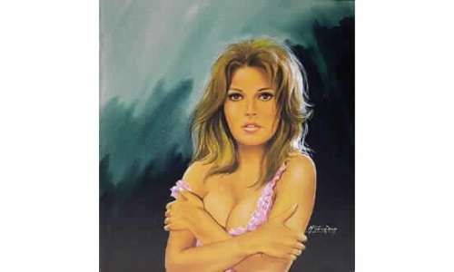 GOURDON. Â«Touche pas Ã  la FilletteÂ». Gouache en couleurs pour la couverture | Tessier Sarrou