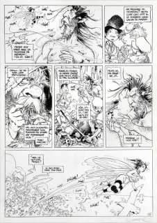 Loisel | Peter Pan, planche n°15 Ã  l’encre de Chine de l’… | Banque Dessinée