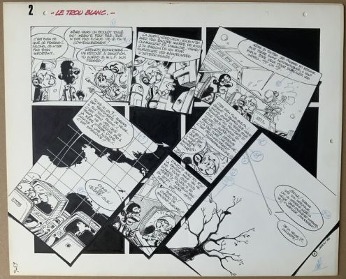 Pierre Seron | Le trou blanc planche 2 | 2DGalleries