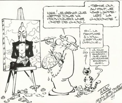 Turk. Illustration originale Etats de Choc | BDEnchères