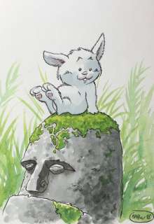 Masbou - Dessin original en couleur - De Cape et de Crocs (2018) | Catawiki