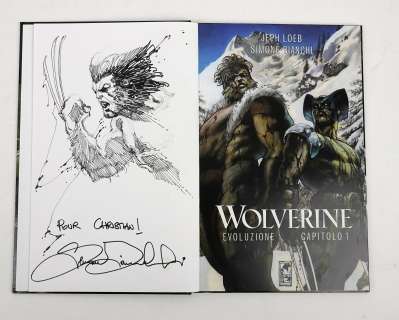 Bianchi Simone Wolverine Superbe... | BIANCHI Simone Wolverine Superbe dédicace sur l’album... | Vermot et Associés