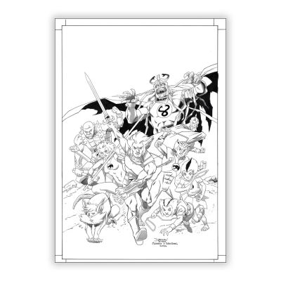 Declan Shalvey | Thundercats - Classic Years Omnibus Cover | Declan Shalvey