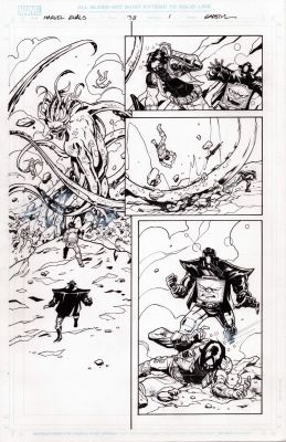 MARVEL RIVALS ISSUES 38-42 - ERIC GAPSTUR - GALACTICA, WINTER SOLDIER, CAPTAIN AMERICA, LUNA SNOW | Comix Art Studio