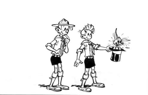 Franquin | Spirou et Fantasio, illustration Ã  l’encre de Chi… | Banque Dessinée