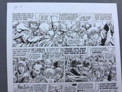 Mitton, Jean-Yves - Planche originale - Chroniques Barbares | Catawiki