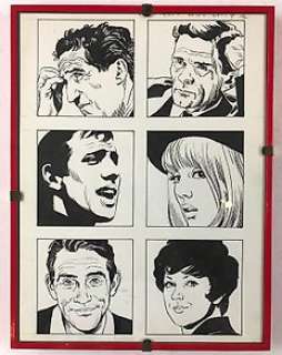  - Horror - Marco Rostagno - illustrazione originale "Ritratti" - Page volante 