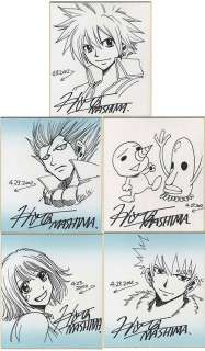 HIro Mashima Autograph shikishi "RAVE" 5 sheets | Mandarake (Big Web)