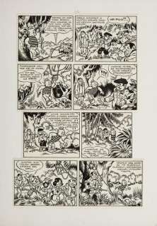 Janusz Christa (1934 - 2008) | Janusz Christa | "Kajtek i Koko. Na tropach pitekantropa", paski nr 117-118, 1964-1965 | Desa Unicum