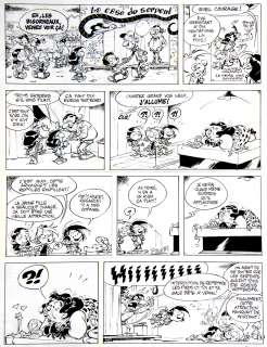 Simon Léturgie - Gastoon –  » Serpent  » Tome 2 – Planche originale